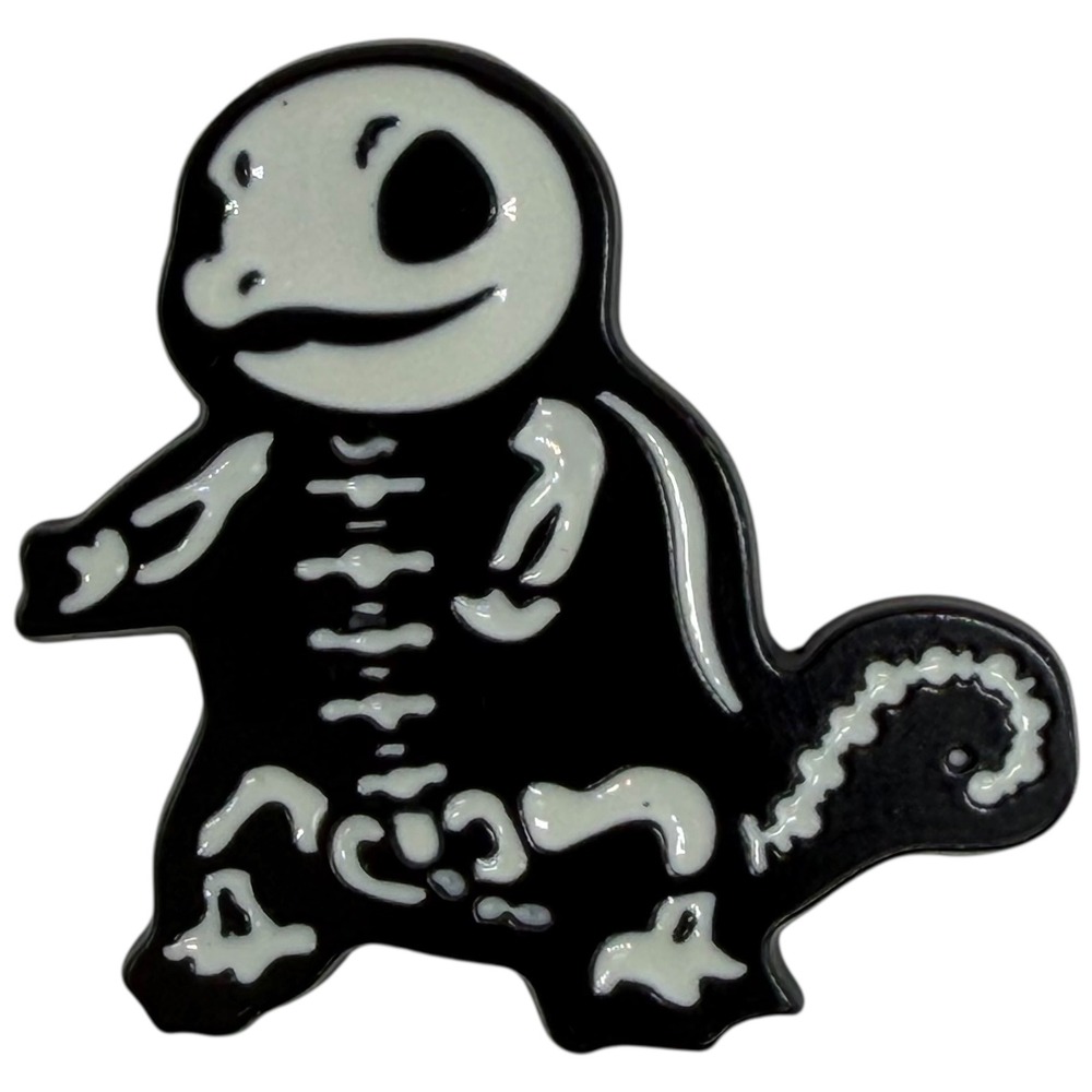 Squirtle Skeleton Enamel Pin